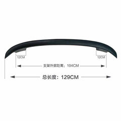 Universal Sedan Car Rear Trunk Spoiler Tail-free Wing Gloss Black w/ Adhesive US