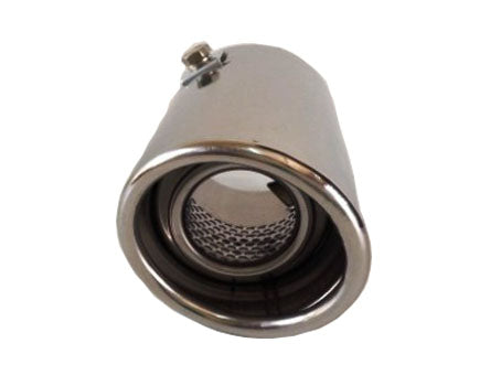 Car Chrome Exhaust 2.5 Inch Silencer Muffler Tip Pipe Universal Size(Big)