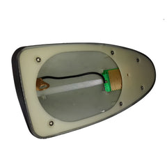 1pc Universal Functional Car Radio Shark Fin Antenna-Carbon Fiber