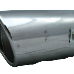 Car Chrome Exhaust 2.5 Inch Silencer Muffler Tip Pipe Universal Size(Small)