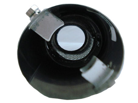 Car Chrome Exhaust 2.5 Inch Silencer Muffler Tip Pipe Universal Size(Small)