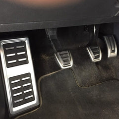VW Polo Vento Skoda Octavia Audi Car Pedals Cap With Foot Rest Cover Accelerator Brake Clutch