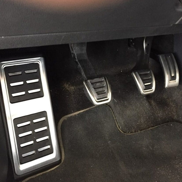 VW Polo Vento Skoda Octavia Audi Car Pedals Cap With Foot Rest Cover Accelerator Brake Clutch