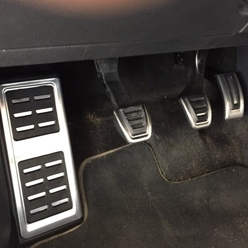 VW Polo Vento Skoda Octavia Audi Car Pedals Cap With Foot Rest Cover Accelerator Brake Clutch