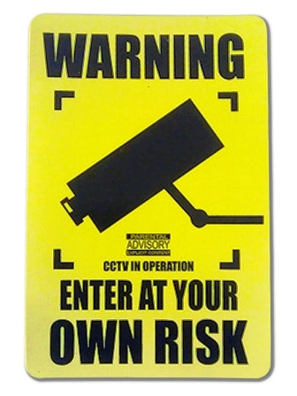 Warning Enter At Your Own Risk