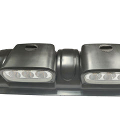 White 3 LED x 4 Lens Roof Light Offroad Spot Head Lamps Universal 4x4 Roof Top Bar Driving Fog Lights