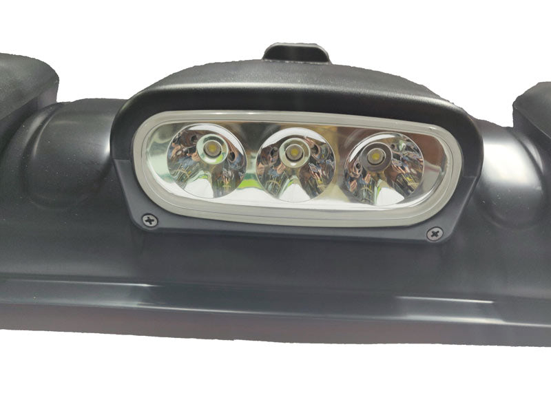 White 3 LED x 4 Lens Roof Light Offroad Spot Head Lamps Universal 4x4 Roof Top Bar Driving Fog Lights
