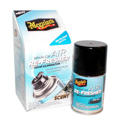 NEW!!! Meguiar's Whole Car AIR RE-FRESHER Odor Eliminator Mist- NEW CAR SCENT