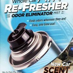 NEW!!! Meguiar's Whole Car AIR RE-FRESHER Odor Eliminator Mist- NEW CAR SCENT