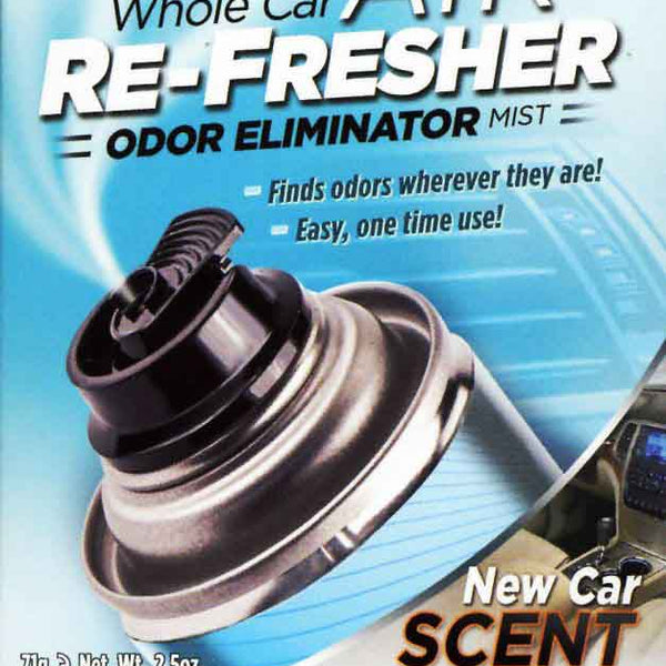 NEW!!! Meguiar's Whole Car AIR RE-FRESHER Odor Eliminator Mist- NEW CAR SCENT