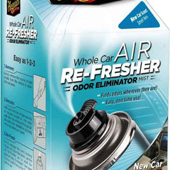NEW!!! Meguiar's Whole Car AIR RE-FRESHER Odor Eliminator Mist- NEW CAR SCENT