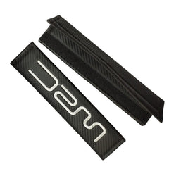 2Pcs WRC Carbon Fiber Embroidery Car Seat Belt Cover Safety Shoulder Pads