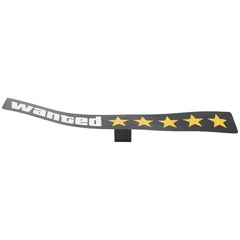 Yellow GTA Wanted 5 Star JDM Car Windshield Glow Panel Electric Marker Lamp LED Decoration Flashing Light Sticker