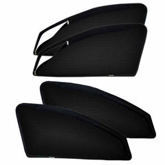FUJI Maruti Ecco Tailored Cut Zipper Magnetic Sun Shades Car Curtain Pack Of 6pcs