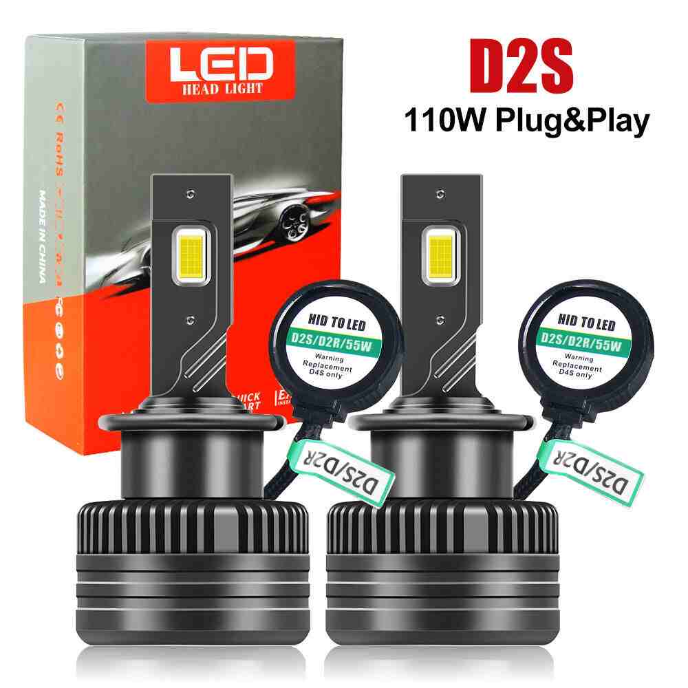D2S LED Kit  Conversion from Xenon HID to LED Bulbs Plug & Play